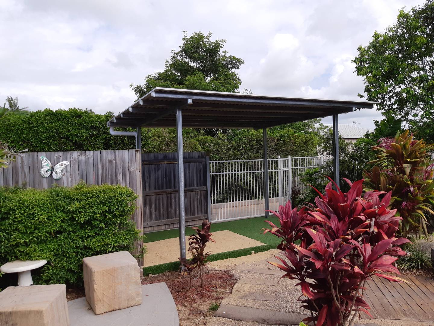example of gazebo and shelters for plants whitsunday landscaping