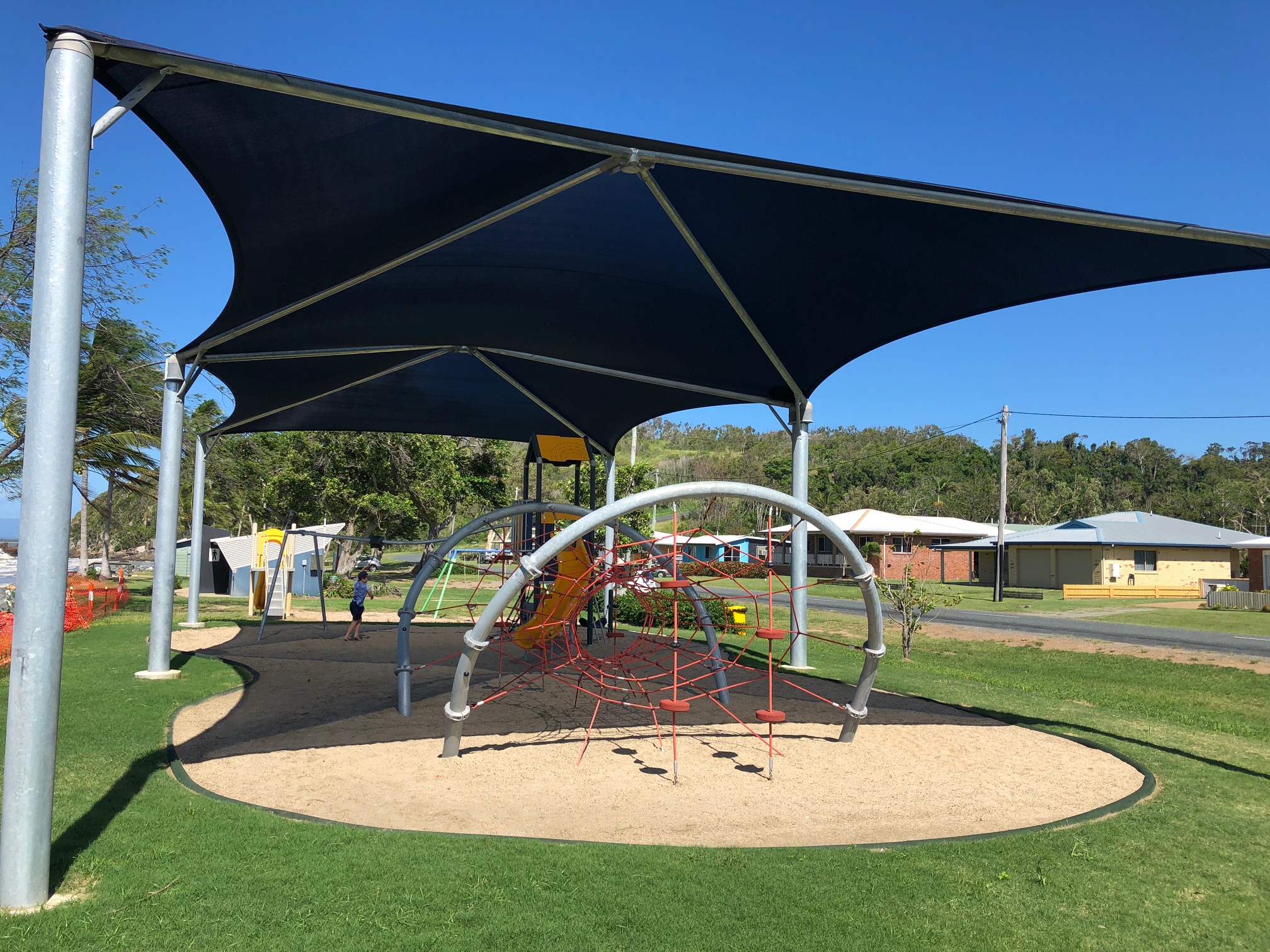 Example playground installation by Plants Whitsunday Landscaping North Queensland