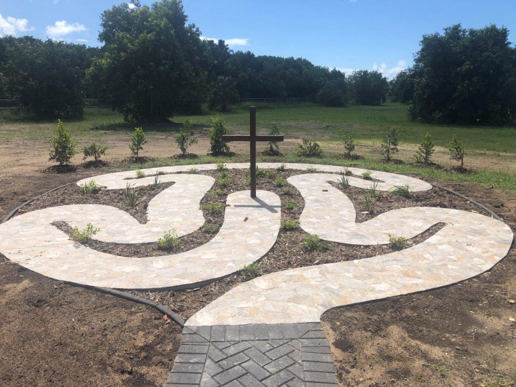 Labrynth school learning spaces by North Queensland Landscaping Team PW Landscapes